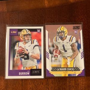 Joe burrow and ja’Marr chase rookie cards